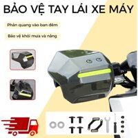 Bảo Vệ Tay Lái Phản Quang Trang Trí Xe Máy chắn gió tay lái xe máybảo vệ tay lái xe máy