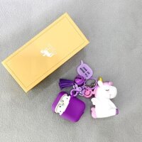 Bao Vỏ Hộp Airpods - Case Airpods Bé Ngựa Kute 1 Sừng - Kỳ Lân Unicorn (Ốp Airpods)