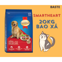 Bao xá 20kg Smartheart thức ăn khô cho chó trưởng thành vị bò và rau