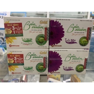 Thực phẩm chức năng bổ sung và cân bằng nội tiết tố nữ Bảo xuân 50+