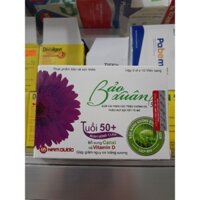BẢO XUÂN 50+ Giảm nguy cơ loãng xương,thiếu hụt nội tiết tố nữ.Hộp 3 vĩ × 10 viên nang.