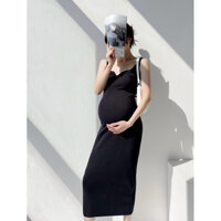 🌸BAOBAO_KIDCLUB🌸  - ĐẦM BẦU BODY THUN GÂN HAI DÂY