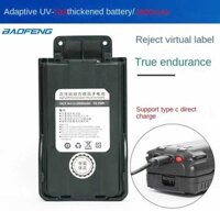 Baofeng Ban Đầu Dày Pin Li-Ion Loại-C Bộ Sạc Cho Uv-10R Uv-S9 Uvs9 Cộng Với Walkie Talkie Radio Hai Chiều