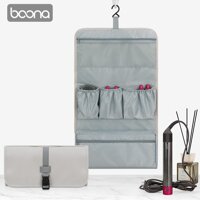 baona Storage Roll Bag for Dyson Airwrap Waterproof Travel Gadget Organizer Case for Dyson Hair Stick - grey