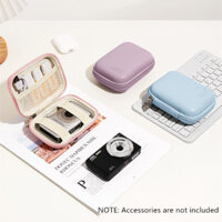 baona/ XBYS Du Lịch CCD Camera Bảo Quản Túi Da PU Chống Thấm Nước Camera Mini Thẻ SD Tiện Ích Hộp Đựng Cứng