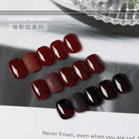 Baoshiman Gel Sơn Móng Tay Bóng Gel Đỏ Sơn Móng Tay Thu Đông Sơn Móng Tay Năm Mới Sơn Móng Tay Màu Đỏ Sơn Móng Tay Làm Đẹp