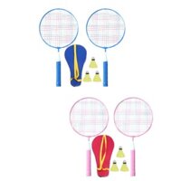 Baosity Bộ Quần Vợt Cầu Lông Trẻ Em Vợt Tennis Quà Tặng Vợt Tennis Cho Công Viên Sân Vườn Trong Nhà Bé Gái