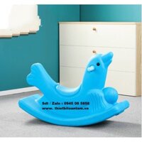 Bập bênh cá Heo được sử dụng rộng rãi tại nhiều gia đình, trường học