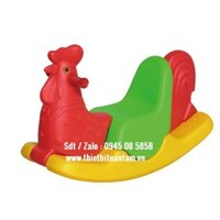 Bập bênh con gà đồ chơi vận động cho bé
