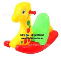 Bập bênh con Hươu cao cổ chất liệu an toàn cho bé