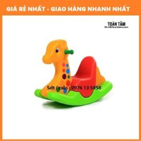 Bập bênh con hươu cao cổ cho bé chơi trong nhà hoặc ngoài trời