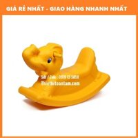 Bập bênh trẻ em bằng nhựa hình con voi