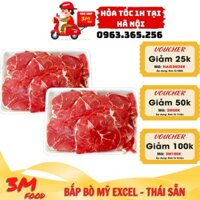 Bắp bò thái sẵn khay 500gr - Bò mỹ Excel - Hỏa tốc tại Hà Nội - 3M FOOD GS