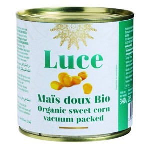Bắp ngô ngọt hữu cơ đóng hộp Luce 340g