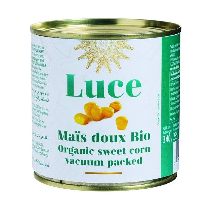 Bắp ngô ngọt hữu cơ đóng hộp Luce 340g