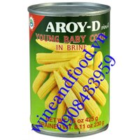 Bắp non đóng hộp Aroy D 425g