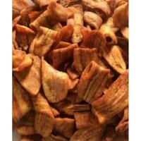 bắp rang mắm, chuối sấy, nui chiên, bánh que, bắp rang bơ, cơm rang mắm