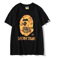 Bape Áo Thun Tay Ngắn In Chữ size M-3XL