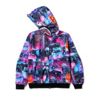 Bape Hoodie Shark Camo Bape Jacket Full Zip Up for Men Women Teenager