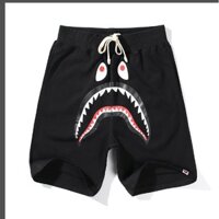 BAPE Quần Short Chất Liệu Cotton Thêu Trang Trí Thời Trang Dành Cho Cả Nam Và Nữ