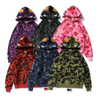 BAPE Mới Áo Khoác Hoodie Họa Tiết Rằn Ri Thời Trang Cho Nam 0916