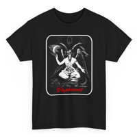 Baphomet Satan Goth Áo Death Metal Devil Goat Occult 666 Bắt buộc