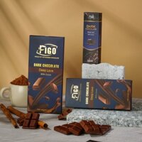 (Bar 100g) Socola đen 85% cacao ít đường100g Figo - Kẹo Socola thanh Việt nam