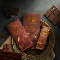 (Bar 50g) Socola đen 70% cacao ngọt vừa dòng Gentle Love 50g Figo - Vietnamese Chocolate