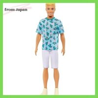Barbie Ken Fashionista Blue Pink T-Shirt / Appears in the movie "Barbie" ? [Dress-up doll] [3 years old and up] HJT10