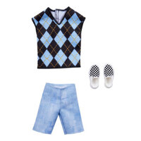 Barbie Thời Trang Búp Bê Ken Fashion Pack Argyle Vest Shorts & Shoes