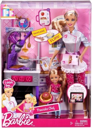 Búp bê đầu bếp làm bánh Barbie X0099