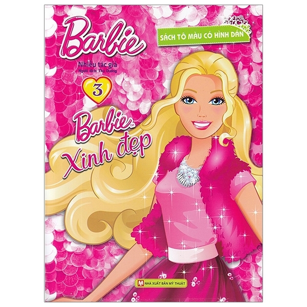 Barbie Xinh Đẹp - Tập 3 (Sách Tô Màu Có Hình Dán)