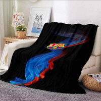 Barcelona In Chăn Bóng Đá Phòng Chờ Chăn Flannel Sofa Giường Cắm Trại Phòng Khách Sofa Ghế Bàn