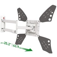 Barkan TV Wall Mount, 40 - 70 inch Full Motion Articulating - 4 Movement Long Flat / Curved Screen Bracket, Up to 88 lbs, Extremely Extendable, UL ...