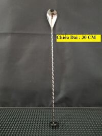 BARSPOON BLACK 30 CM ĐẦU BẰNG