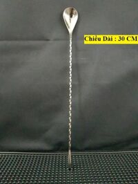 BARSPOON BLACK 30 CM ĐẦU GIỌT NƯỚC