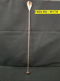 BARSPOON COPPER 40CM ĐẦU BẰNG
