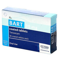 Bart 20mg, chỉ định như là một thuốc giảm đau, kháng viêm