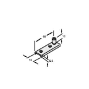 Bas dẫn hướng F10mm cho cửa trượt - xếp Hafele 940.42.032