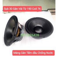 BAS SUB RỜI 30 RCF TỪ 190 COIL 76, LOA BASS 30, LOA BÁT RỜI 30 - GIÁ 1 CHIẾC