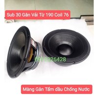 BAS SUB RỜI 30 RCF TỪ 190 COIL 76, LOA BASS 30, LOA BÁT RỜI 30 - GIÁ 1 CHIẾC