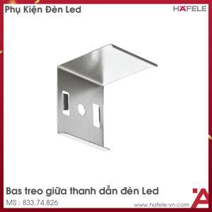 Bas treo thanh nhôm góc Hafele 833.74.826