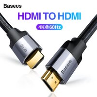 Baseus Dây Cáp HDMI 4K 60Hz HDMI Sang HDMI 2.0 Nối Dài Cáp Chia Cho Tivi Công Tắc Máy Chiếu Laptop Công Sở video Cáp HDMI