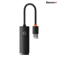 Baseus Lite Series Ethernet Adapter USB-A to RJ45 LAN Port (100Mbps) Black