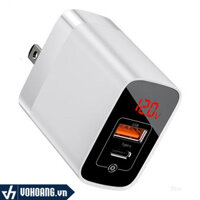 Baseus LV622 | Cóc Mirror Lake Sạc Nhanh QC 3.0 - Đạt Chuẩn PD 3.0 Cho Các Dòng iPhone