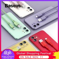 Baseus Nhiều Màu Sắc 2.4A 1.2 M Cáp Sạc Lightning USB Cho iPhone 11 Pro Max/Iphone 6/7/8 /iPad