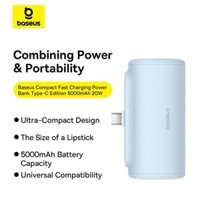 Baseus Sạc Dự Phòng 20W Mini 5000mah Type C Sạc Nhanh Pin Ngoài Powerbank