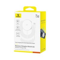 Baseus Simple Mini4 Air Magnetic Stand – Sạc Không Dây Qi2 15W | Thiết Kế Nhỏ Gọn, Tương Thích Đa Thiết Bị – CÁI