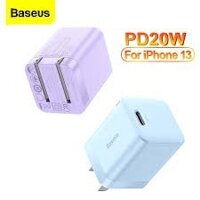 Baseus Super Si Pro Bộ sạc USB C có thể gập lại 20W nhỏ gọn và cực bền cổng Type C Sạc nhanh cho iPhone 12 Pro Max Bộ sạ