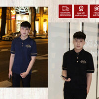 BASICz Áo Polo Len Lờ Vê Thêu Logo Vàng Hình Vỏ Ốc Siêu Chất - Áo Polo Len Nam Thêu CHữ Vàng Siêu Siêu Đẹp Hot 2025 .1